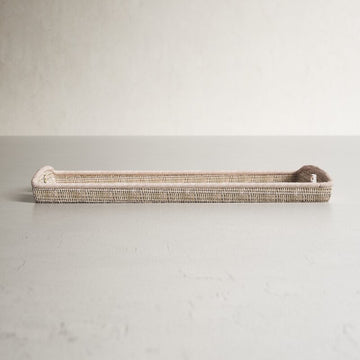 Reula Rectangle Versatile Rattan Handmade Serving Tray